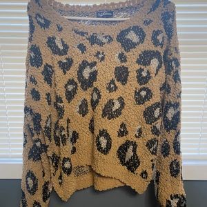 Cheetah print sweater